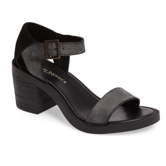 Kelsi Dagger Shoes - KELSI DAGGER 7 Linden Block Heel Sandal Black